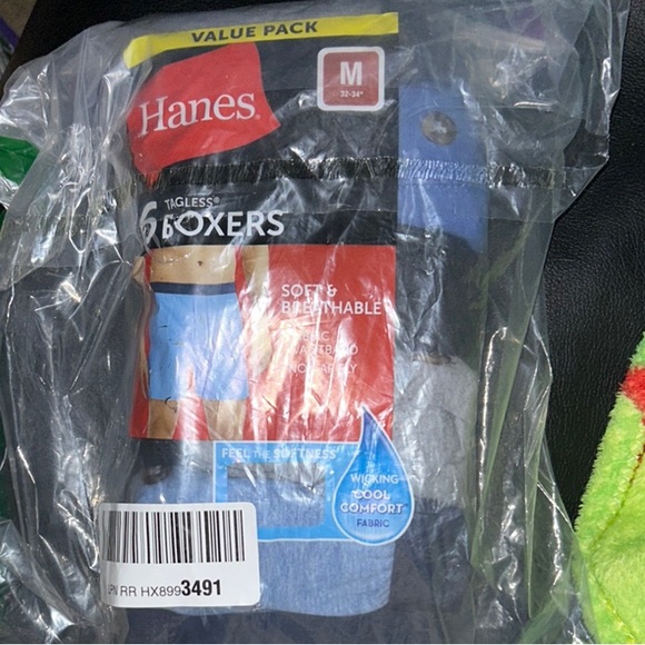 Hanes Boxers 6 Pack, NWOT - Picture 2 of 2